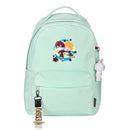 Anime Haikyuu Karasuno VBC Frauen Rucksack Kawaii Rosa Schultaschen Nylon Bookbag Cartoon Reiserucksack Kleine Schule Rugzak