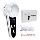 Tragbares Hot Cold Beauty Instrument 3 Farben Photon Rejuvenation Massager Skin Lifting Firming Facial Cool Warm Hammer