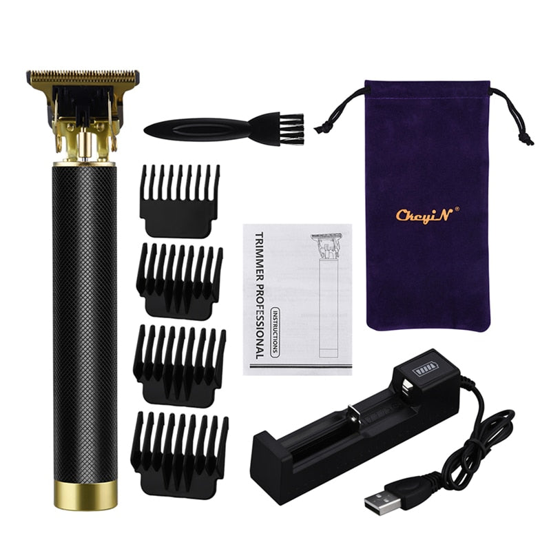 Ckeyin Portable Electric Hair Clippers T-blade For Men&