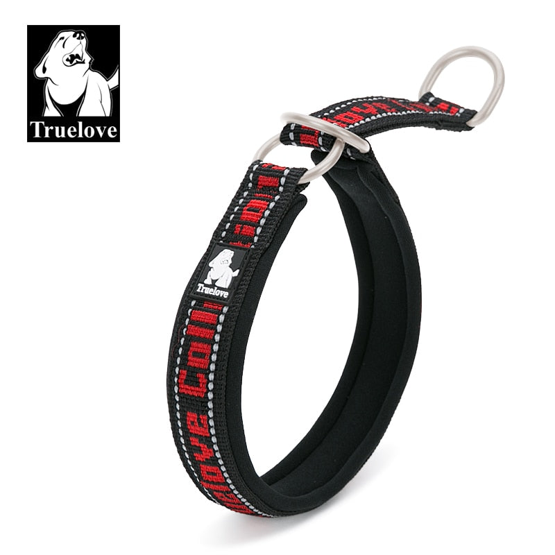 Truelove Soft Slip Dog Collar reflectante ajustable P Chain Training Choke Collars Dog Training para perros pequeños, medianos y grandes