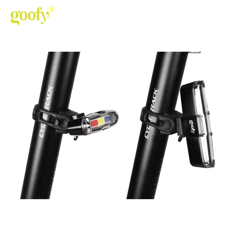 Fahrrad wasserdichtes Rücklicht Reitrücklicht LED USB wiederaufladbares Mountainbike Fahrradlicht Rücklicht Helmlicht Multi-Mode