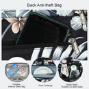 DENUONISS Faltbare Druck-Kühltasche, wasserdicht, isoliert, Eis-Thermotasche für Steak-Picknick-Tasche, Eisbeutel