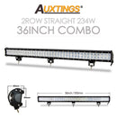 Auxtings 12 '' 22 '' 20 Zoll 12 V 24 V Offroad-LED-Lichtleiste Spot Flood Combo 20 '' 126 W LED-Arbeitslicht für Jeep Car 4WD Truck SUV ATV