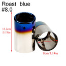 2 teile/satz verchromt edelstahl auto auspuff spitze rohre abdeckungen für audi a1 a3 a4 tt 2009–2015/vw volkswagen passat