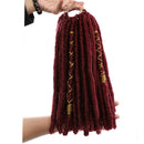 Crochet Hair Dreadlocks Faux Locs Braiding Hair Extensions Synthetic Decorative Braids Pre Stretched 12Inch  for Women Black