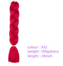 Black Star Hair Ombre Jumbo Braiding Hair Extensions 24 Inch Twist Braids Synthetic Hair Fiber for Twist Braiding for Women