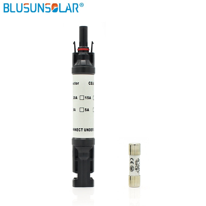 SOLAR In-line Fuse Connector 1000V DC Male to Female PV Solar Fuse Holder Protection 2/3/5/10/12/15/20A /30A/32A