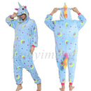 Kigurumi Einhorn Pyjama Stitch Adult Animal Onesie Frauen Männer Paar Pyjamas Winter Pijamas Anzug Panda Nachtwäsche Flanell Pyjamas