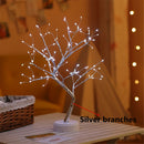 Luces de noche LED Mini lámpara de mesa de árbol de Navidad guirnalda de luces de hadas chico regalos hogar interior decoración de la habitación decoración de Navidad