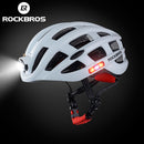 ROCKBROS Leichter Fahrradhelm Fahrrad Ultraleichter Helm Integral geformter Mountain Road Fahrrad MTB Helm Sichere Männer Frauen 57-62cm