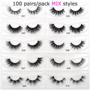 30 Paar/Pack Visofree Lashes 3D-Nerzwimpern Full Strip Lashes Handmade Premium Nerzhaar Mehrzweck-Falsche Wimpern Make-up