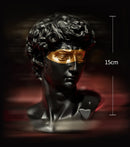 David Skulptur 15 cm Höhe Der Kopf von David Statue Dekoration Resine Moderne Statuette Moderne Kunst Statue Home Resin Abstract