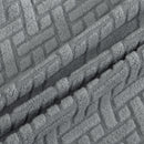 Ohrensessel-Abdeckung Jacquard-Spandex-Stretch-Schonbezüge für Bürostühle Stilvolles 2-teiliges Set mit Gummiband