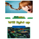 Children Play Mat LED Lighter Rode Rugs For Kid Play Children Carpets Climb Puzzle Present Fashion Floor Mat Car Birthday Gift