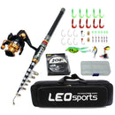 1,8-3,6 m Carbon-Teleskop-Angelruten-Combo-Spinnrolle Angelset Short Travel Stick Karpfen Bass Hecht Feederrute Komplettset