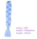 Black Star Hair Ombre Jumbo Braiding Hair Extensions 24 Inch Twist Braids Synthetic Hair Fiber for Twist Braiding for Women