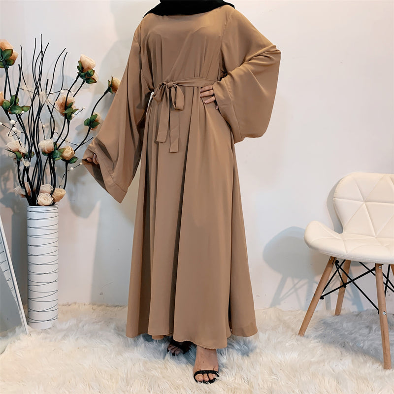 Eid Mubarak Abaya Dubai Turkey Kuftan Muslim Abayas for Women Hijab Dress Caftan Marocain Islamic Clothing De Moda Musulmanan