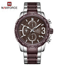 NAVIFORCE Chronograph Watch Mens Watches Top Brand Fashion Business Wristwatch Sport Quartz Date Waterproof Clock Male 2020 New