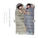 Naturehike Envelope Hooded Cotton Sleeping Bag Waschbarer Spleißbarer Doppel-Personen-Zelt Camping Tragbarer Schlafsack