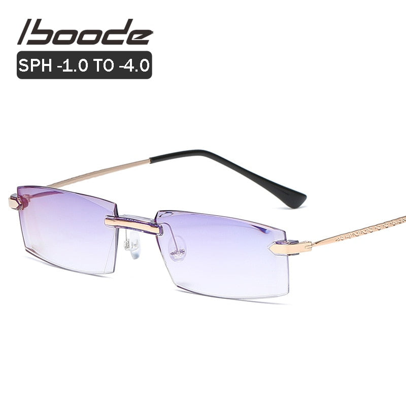 Iboode Diopter – lunettes de myopie, classiques, Anti-bleu, pour myopie, ultralégères, optiques, pour femmes et hommes, 1.0 à 4.0