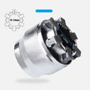 1 STÜCK 3/8 Zoll Antrieb 10–19 mm verstellbarer Sechskant-Universal-Steckschlüssel Drehmomentratsche Steckschlüssel-Adapter Schraubenschlüssel-Kopf Spannhülse Reparaturwerkzeug