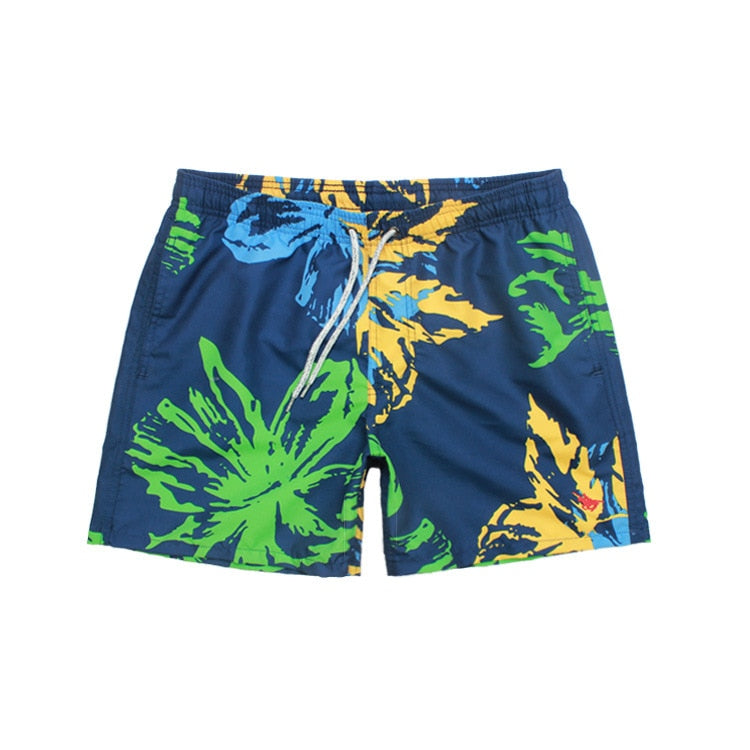 Tropischer Sommerurlaub Strand Schwimmen Kurze Badehose Schnelltrocknend Herren Schwimmen Strand Surf Shorts Lässige Mode Männliche Hybird Shorts