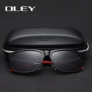 OLEY Aluminum Magnesium Men Sunglasses Polarized Coating Mirror Sun Glasses oculos Male Eyewear Accessories For Men Y7144