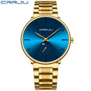 CRRJU Mens Watches Stainless Steel Men&