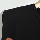 Disney T-Shirt Vintage ärmelloses Schulterpolster Bambi Deer Cartoon Print Harajuku Damen T-Shirt O-Neck Chic Cotton T-Shirt Top Female