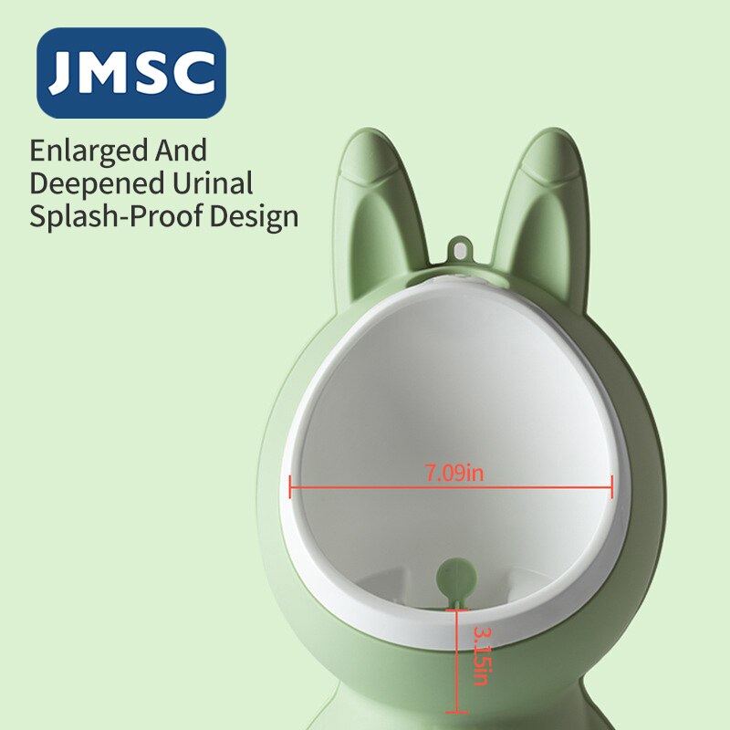 JMSC Rabbit Baby Potty Toilet Stand Vertical Urinal Kids Training Boy Pee Bathroom Wall-Mounted Travel Toddler Split Portable