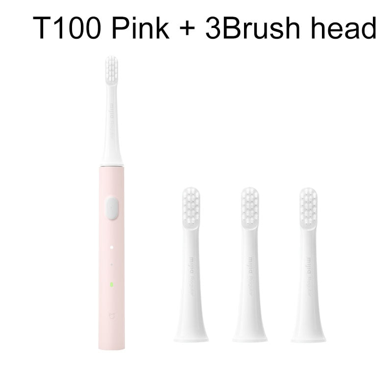 Original XIAOMI Mijia T100 Electric Toothbrush Waterproof USB Rechargeable Toothbrush Ultrasonic Smart Electric Tooth Brush