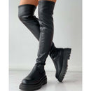 DORATASIA Marke Neue Weibliche Plattform Oberschenkel Hohe Stiefel Mode Schlank Chunky Heels Overknee Stiefel Frauen Party Schuhe Frau