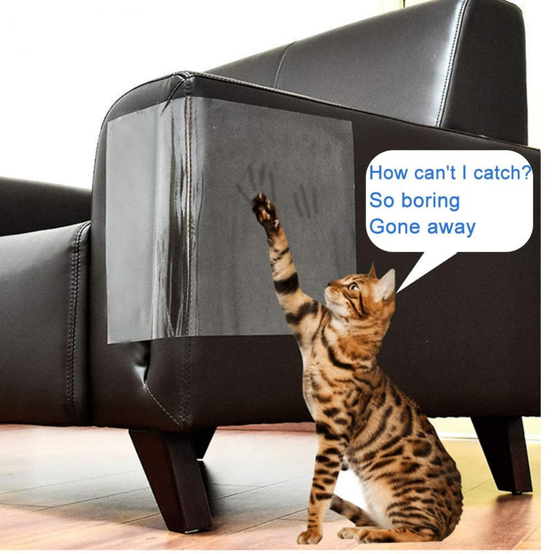 Möbelschutz für Katzen, Schaber, Kratzbaum, strapazierfähiges Aufkleber-Trainingsband, Anti-Haustier-Kratz-Pfotenpolster für Couch, Sofa