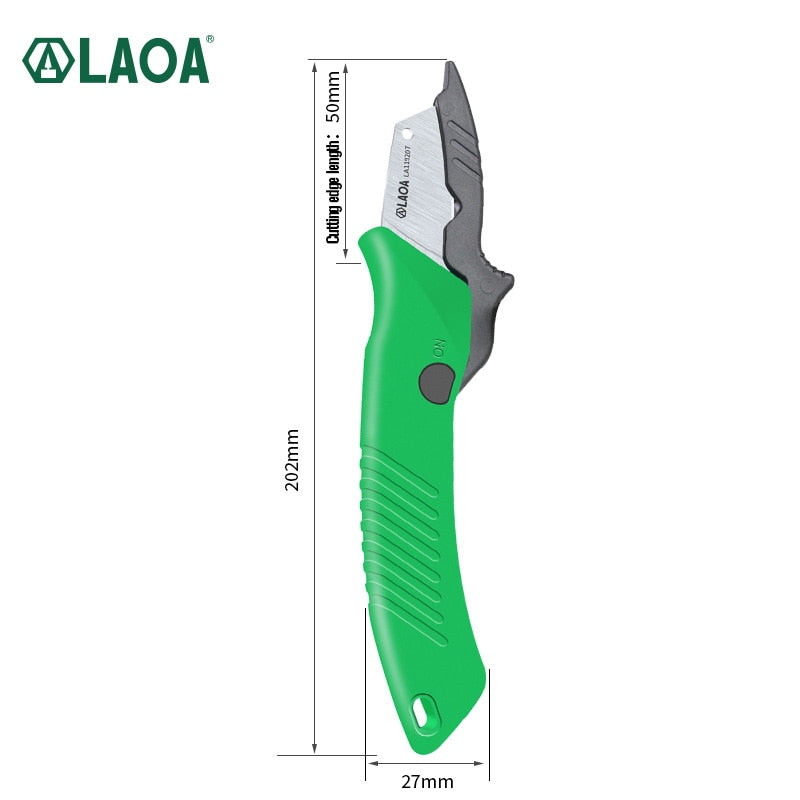 LAOA Electrician Cable Stripping Knife Stainless Wire Cutter Stripper Utility Knife Rubber Handle Hand Tools