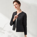 Chaqueta de plumón ultraligera para mujer, Parka portátil, tela mate, informal, 90%, abrigo de plumón de pato, Parka cálida, chaqueta ligera de buena calidad