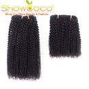 Showcoco Afro Kinky Curly Clip In Hair Extensions Echthaarclip 125 8 Stück Clip In Echthaarverlängerung 4c Maschinell gefertigt Remy