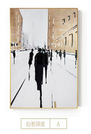 100% handgemaltes abstraktes britisches Ölgemälde moderne Leinwandmalerei Wandbilder für Wohnzimmer Wohnkultur schwarz weiß Kunst