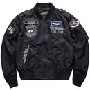 Hip-Hop-Jacke Herren Hochwertige dicke Armee-Marine-Weiß-Militärmotorrad Ma-1-Flieger-Pilot Herren-Baseball-Bomberjacke Herren