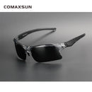 COMAXSUN Professionelle polarisierte Fahrradbrille Fahrradbrille Fahren Angeln Outdoor Sport Sonnenbrille UV 400 Tr90