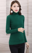 Suéter de punto de terciopelo grueso para invierno, camisa con forro de terciopelo, suéter cálido, suéter grueso de moda para mujer, 2021