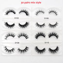 30 Paar/Pack Visofree Lashes 3D-Nerzwimpern Full Strip Lashes Handmade Premium Nerzhaar Mehrzweck-Falsche Wimpern Make-up