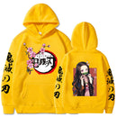 Hot Demon Slayer Kimetsu No Yaiba Hoodie Hip Hop Anime Pullover Tops Lose Lange Ärmel Herbst Mann Tuch