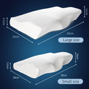 Memory Foam Bett Orthopädisches Kissen Nackenschutz Slow Rebound Memory Pillow Butterfly Shaped Health Cervical Neck Size 60/50 cm