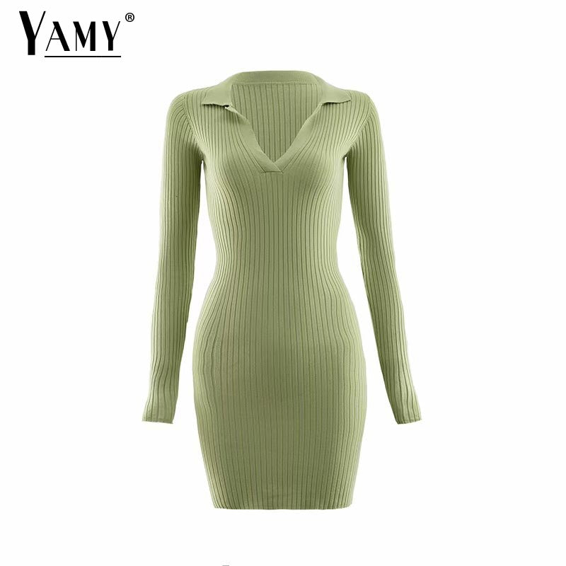 Summer 2022 cotton mini dress long sleeve casual vintage dresses autumn casual office dress women elegant bodycon dress for work