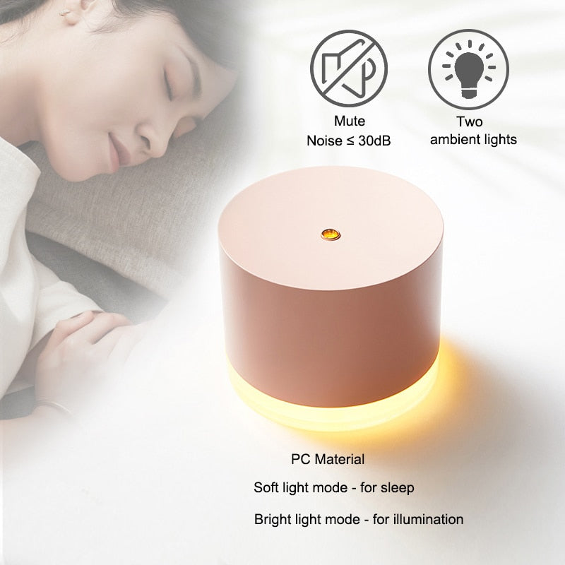 Wireless Air Humidifier Diffuser 780ML USB Portable Electric Humidifiers Rechargeable 2000mAh Battery Humidificador Mist Maker