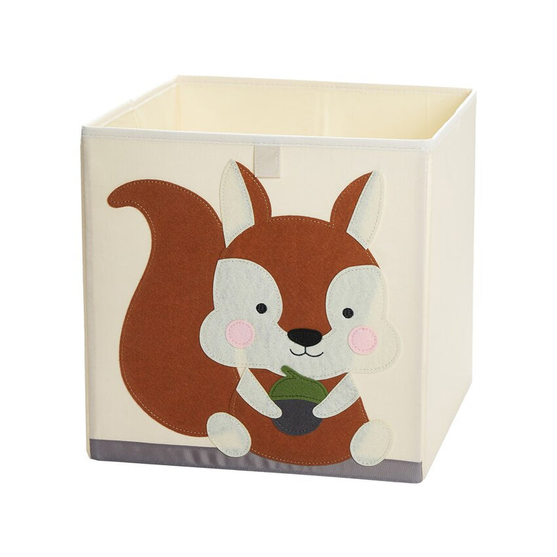 13 inch Foldable Embroidery Animal Cube Storage Box Oxford Fabric Kids Toys Organizers Bins Chest Organizer for Kids Nursery