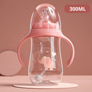 Babyflaschen Trinkbecher Babyflasche Breitkaliber Multifunktional Trinkmilch Trinkwasser Flasche mit doppeltem Verwendungszweck BPA-frei