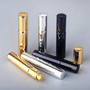 50 Stück / Los 10 ml Parfümflasche UV-Beschichtung Glas nachfüllbar mit Aluminium-Zerstäuber-Sprühflaschen Probe leere Behälter