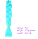 Black Star Hair Ombre Jumbo Braiding Hair Extensions 24 Inch Twist Braids Synthetic Hair Fiber for Twist Braiding for Women