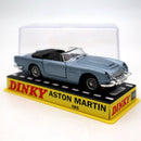 Atlas 1:43 Dinky Toys 110 Aston Martin Blue Diecast Models Collection Auto